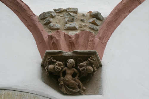 Kloster Eberbach - Konsolen der ehem. Kreuzgangüberwölbung